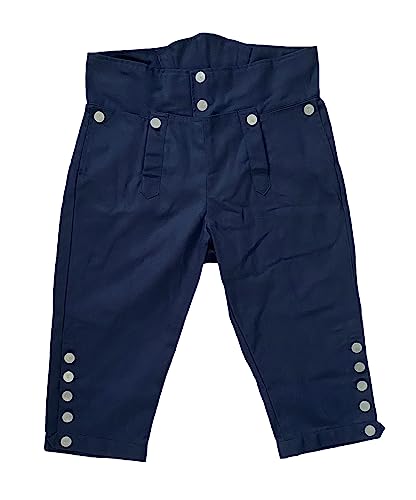 Kolonial-Kniehose für Herren, 18. Jahrhundert, Herbst-Stil, Marineblau, Klein Kolonial-Kniehose für Herren, 18. Jahrhundert, Herbst-Stil, Marineblau, Klein von Reminisce Boutique