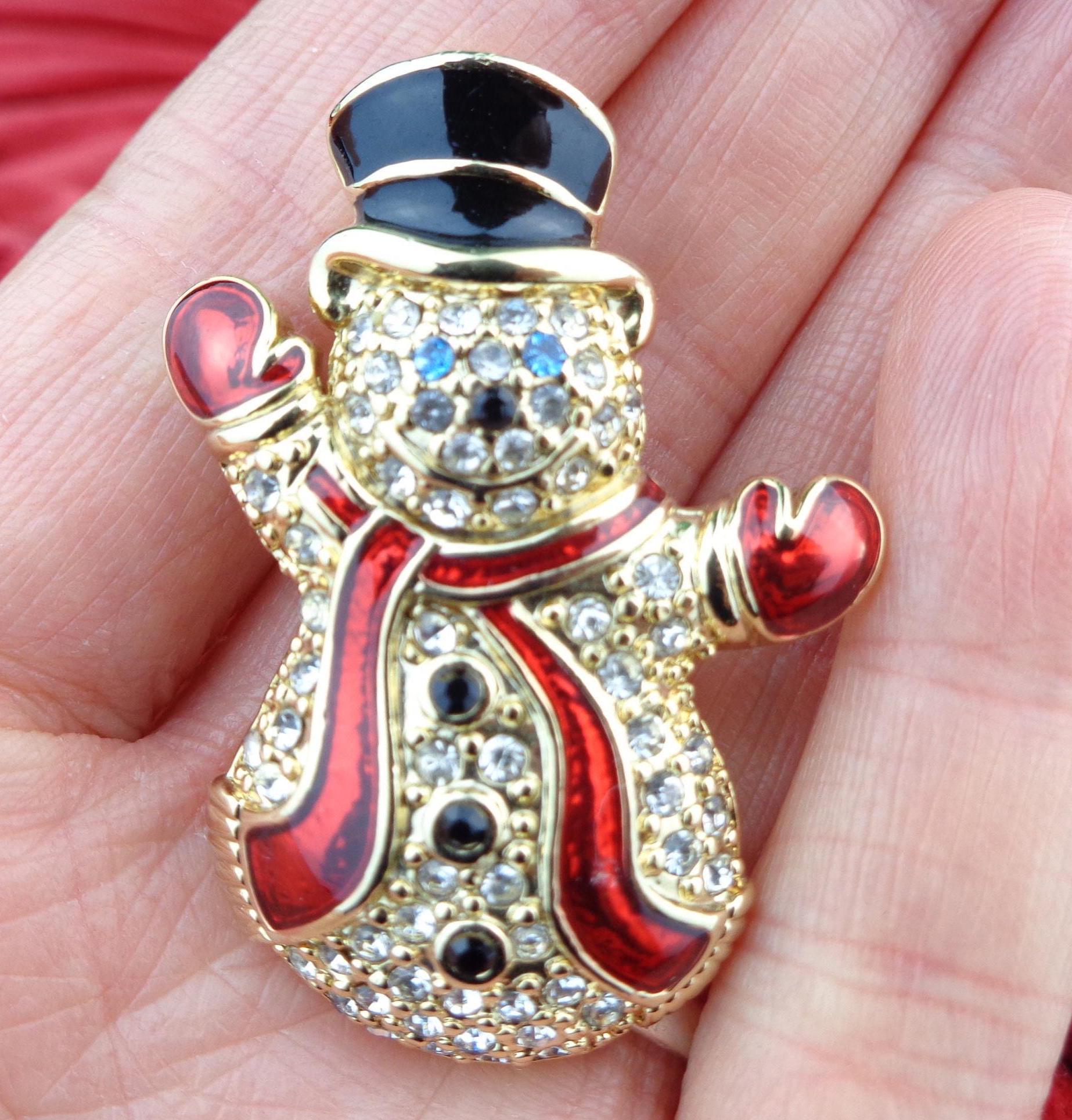 Vintage Monet Kristall Schneemann Brosche Y2K Weihnachten Urlaub Pin Schmuck Geschenk Andenken Memento Accessorize Vintage Monet Kristall Schneemann Brosche Y2K Weihnachten Urlaub Pin Schmuck Geschenk Andenken Memento Accessorize von ReminiscingVintage