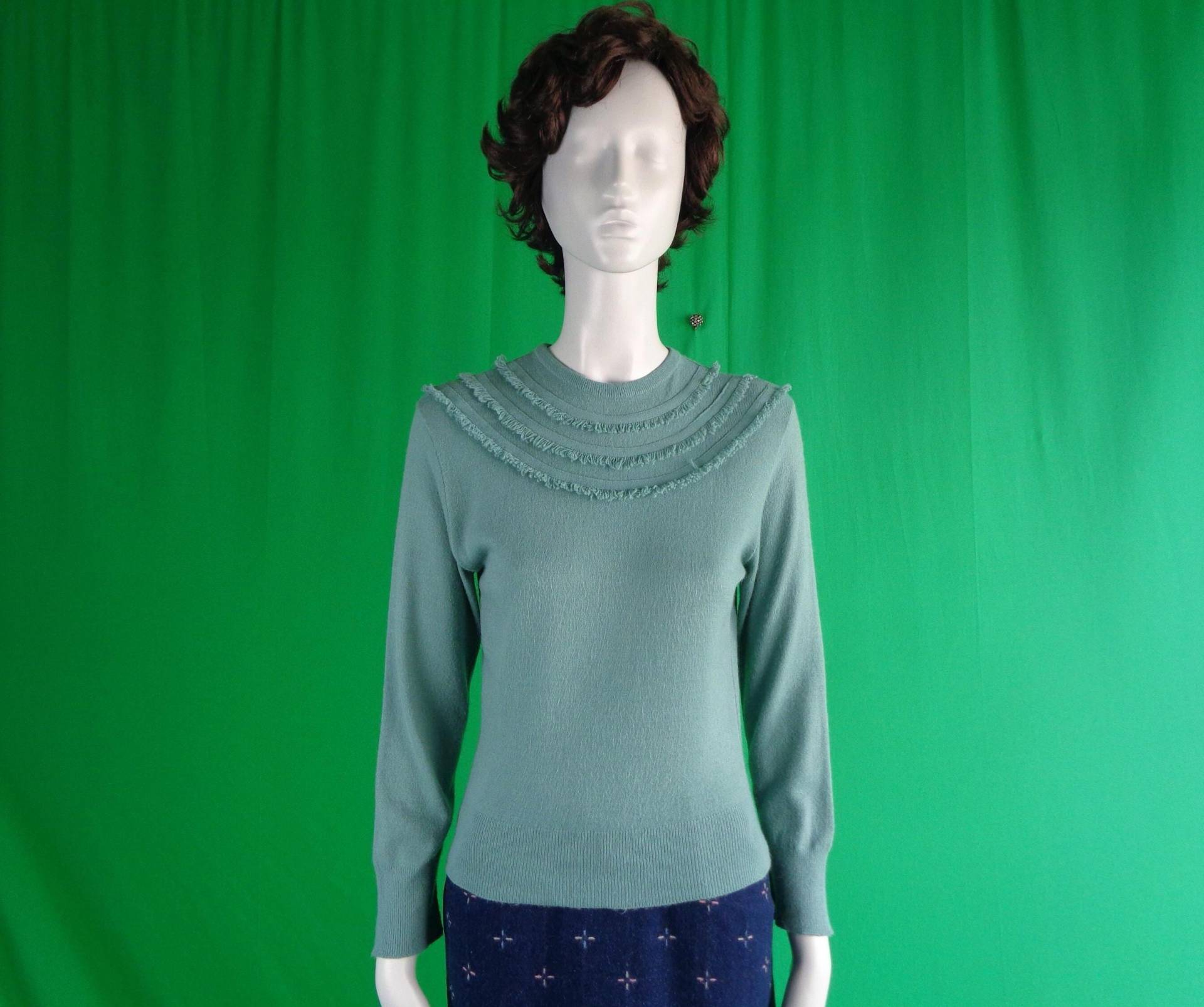 Vintage Retro Kleidung Pullover Top Bluse Petrol Blaugrün 1950Er 60Er Klein Langarm Wolle Nylon Mid Century Bonora Grandmere Geschenk Vintage Retro Kleidung Pullover Top Bluse Petrol Blaugrün 1950Er 60Er Klein Langarm Wolle Nylon Mid Century Bonora Grandmere Geschenk von ReminiscingVintage