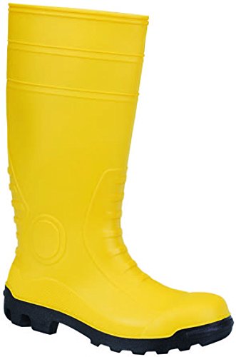 Hase WIESMOOR, PVC/Nitril-Stiefel Gelb, Gr. 38-49, EN 345-S5, Gr. 42 von Remisberg