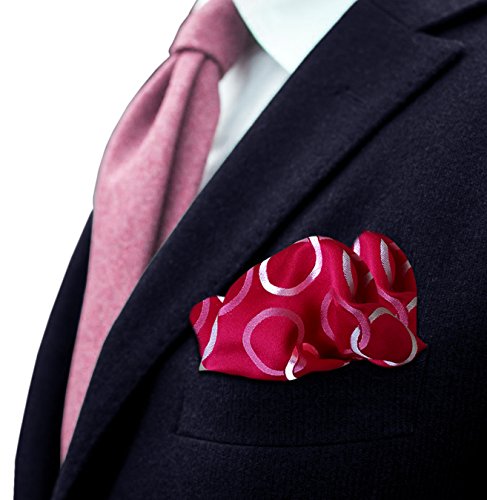 Remo Sartori Herren Taschentuch rosa fuchsia Einheitsgröße von Remo Sartori