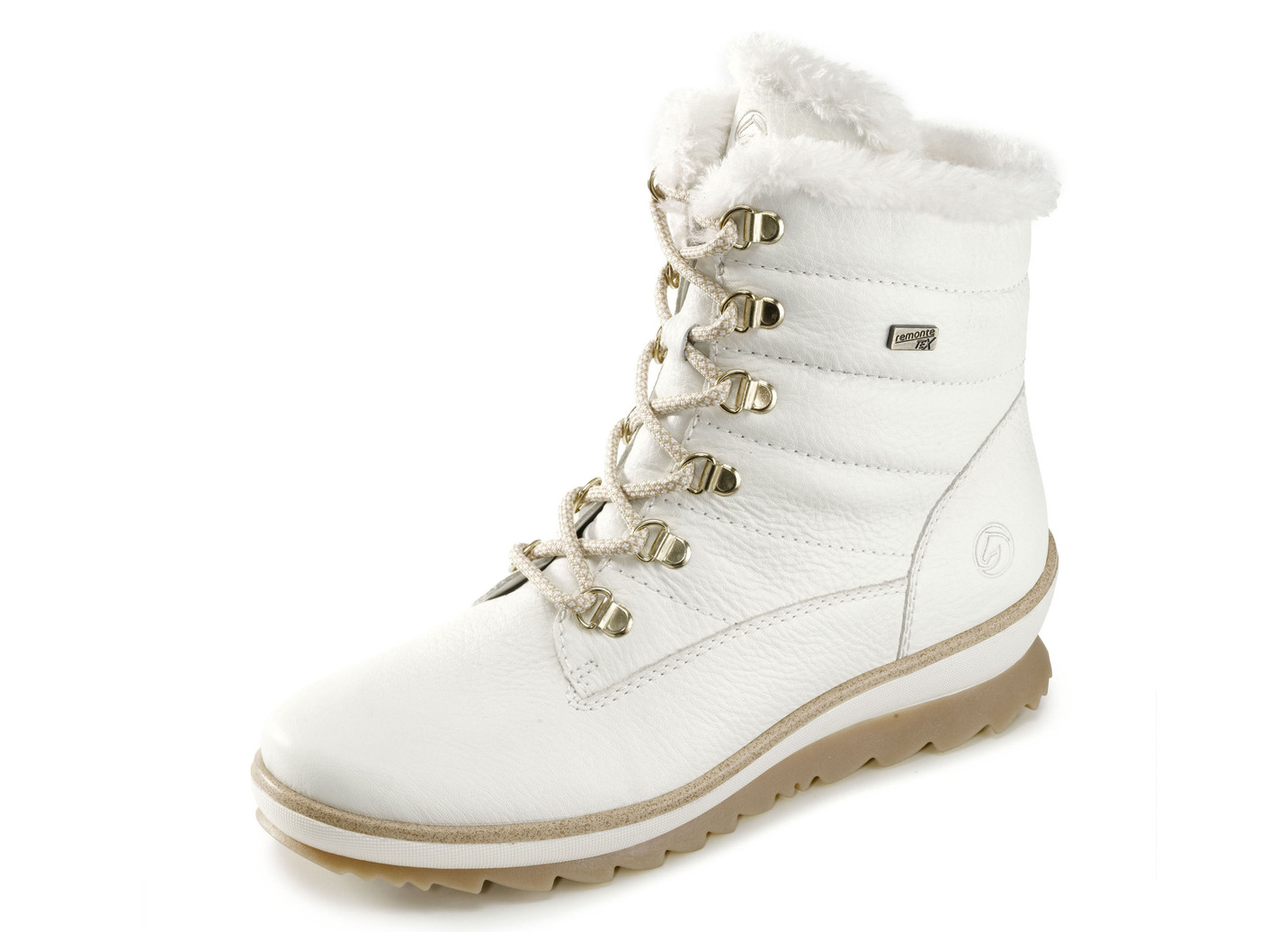 Remonte, gefütterte Damen-Stiefeletten, Winterschuhe, Weite G, mit Lammwolle, Naturweiss, Größe 41 Remonte, gefütterte Damen-Stiefeletten, Winterschuhe, Weite G, mit Lammwolle, Naturweiss, Größe 41 von Remonte