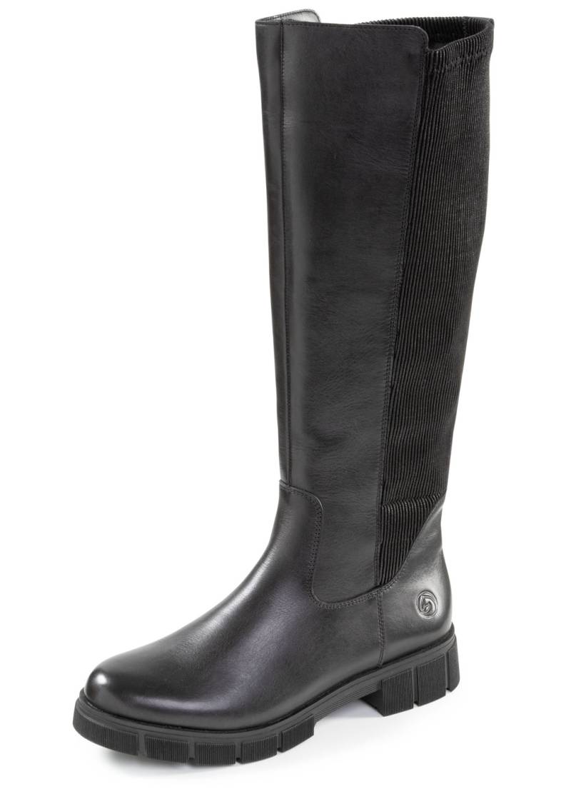 Remonte, klassische Damen-Stiefel, Winterschuhe, Weite G, mit Reißverschluss, Schwarz, Größe 37 von Remonte