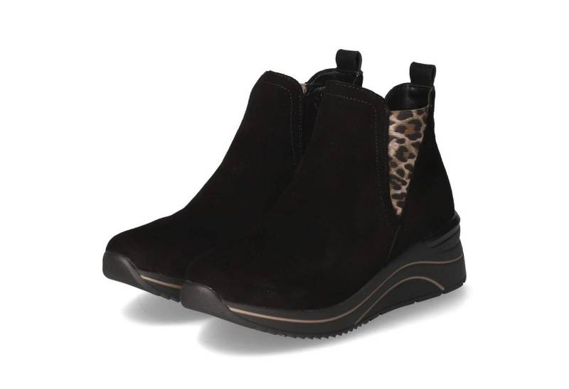 Remonte Remonte D0T75-04 Damen Rauleder schwarz Schlupfstiefel von Remonte