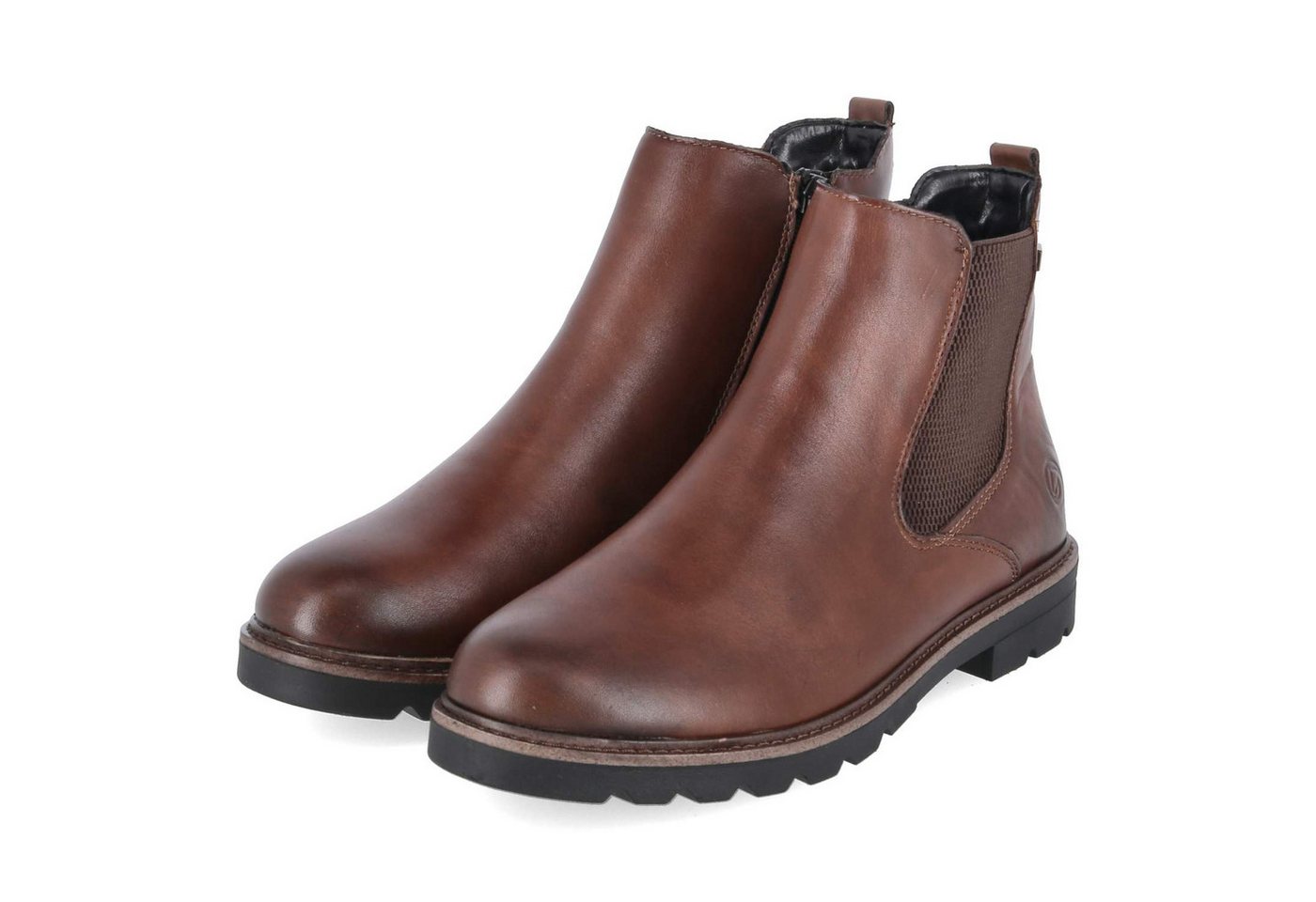 Remonte Remonte D2Q70-22 Damen Glattleder braun Schlupfstiefel von Remonte