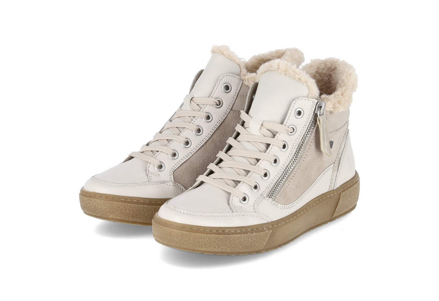 Remonte Remonte D2T72-80 Damen Leder und Synthetik weiss Winterstiefel von Remonte