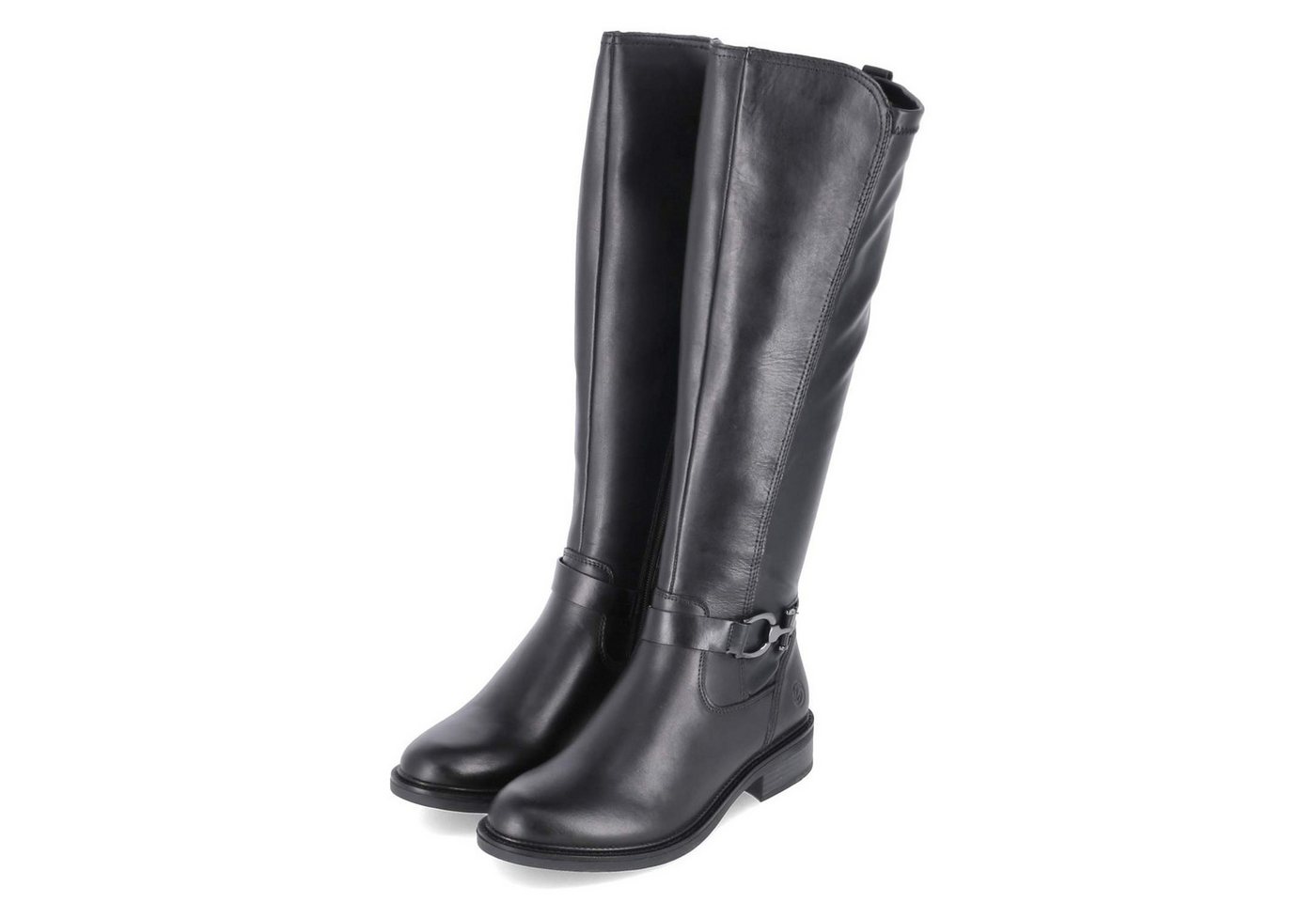 Remonte Remonte D2W77-00 Damen Leder und Synthetik schwarz Stiefel von Remonte