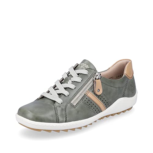 Remonte Damen R1432 Sneaker, Mint/Bisquit/Mint / 52, 37 EU von Remonte