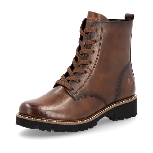 Remonte Damen Chelsea Boots D8661, Frauen Stiefeletten,lose Einlage,Schlupfstiefel,Stiefel,Bootee,Booties,halbstiefel,Kurzstiefel,braun (24),38 EU von Remonte