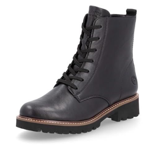 Remonte Damen Chelsea Boots D8661, Frauen Stiefeletten,lose Einlage,uebergangsstiefel,Schlupfstiefel,flach,Stiefel,Bootee,Booties,schwarz (00),41 EU von Remonte