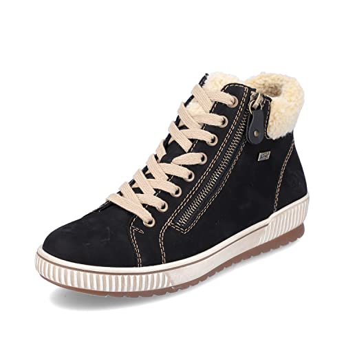 Remonte Damen D0770-02 Botín Stiefelette, Schwarz (Combi 02), 37 EU von Remonte