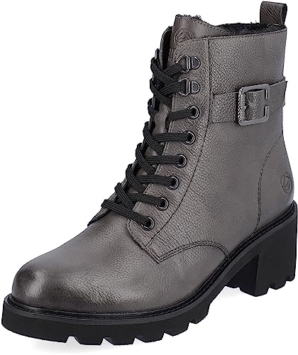 Remonte Damen D0A74 Stiefelette, Schiefer/Fumo/Schwarz / 45, 38 EU von Remonte