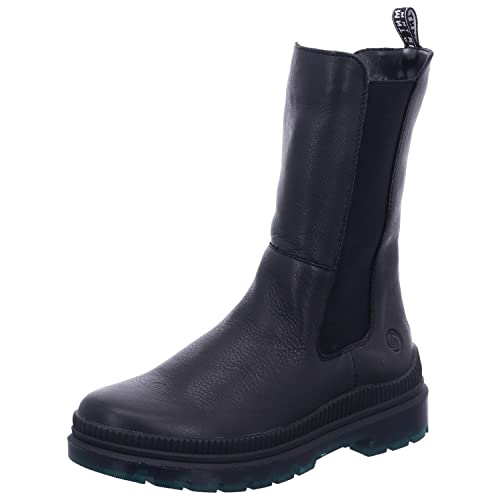 Remonte Damen D0C75 Chelsea-Stiefel, schwarz/schwarz / 01, 41 EU von Remonte