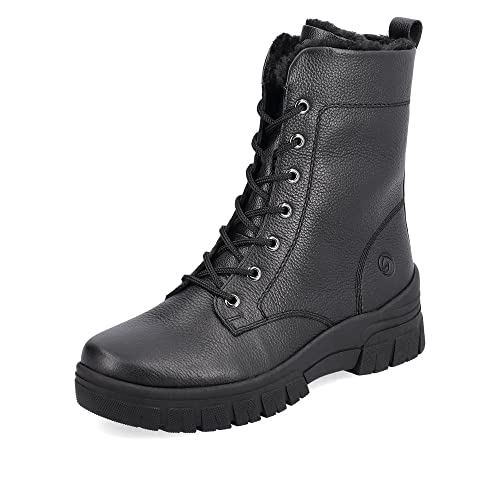 Remonte Damen D0E72 Mode-Stiefel, Schwarz/Schwarz/Nero / 01, 39 EU von Remonte