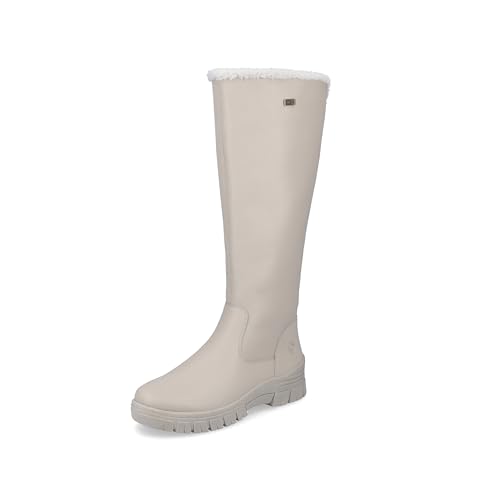 Remonte Damen D0E73 Kniehohe Stiefel, Muschel/Crema/Offwhite / 60, 41 EU von Remonte