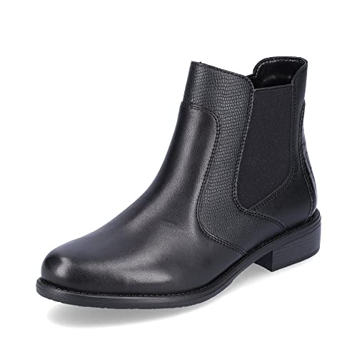 Remonte Damen D0F70 Chelsea-Stiefel, schwarz/schwarz/schwarz/schwarz / 01, 36 EU von Remonte