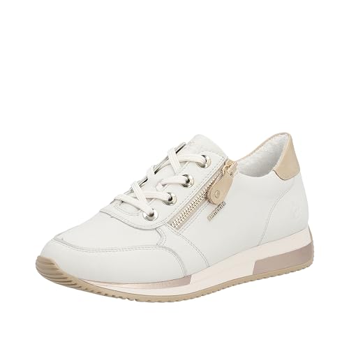 Remonte Damen D0H11 Sneaker, Offwhite/Offwhite/Tan / 81, 38 EU von Remonte