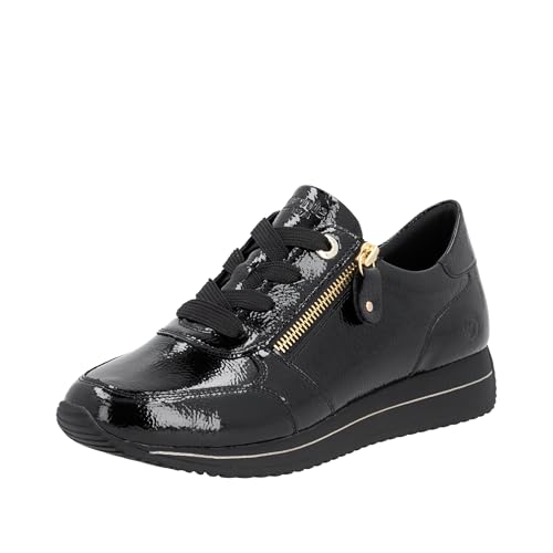 Remonte Damen D0H11 Sneaker, Schwarz, 38 EU von Remonte