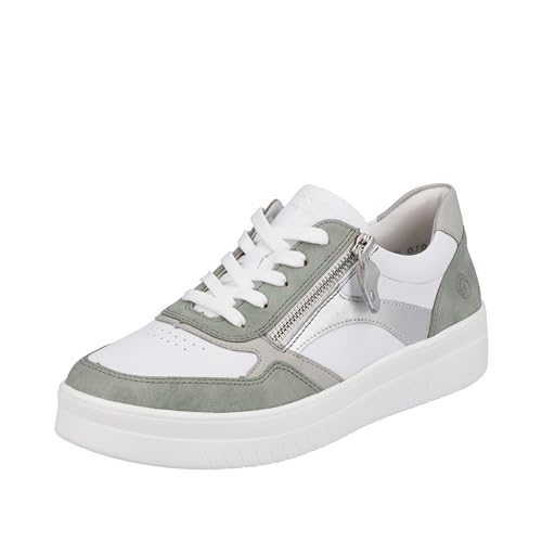 Remonte Damen D0J01 Sneaker, Peppermint White Vapor Silver 80, 36 EU von Remonte