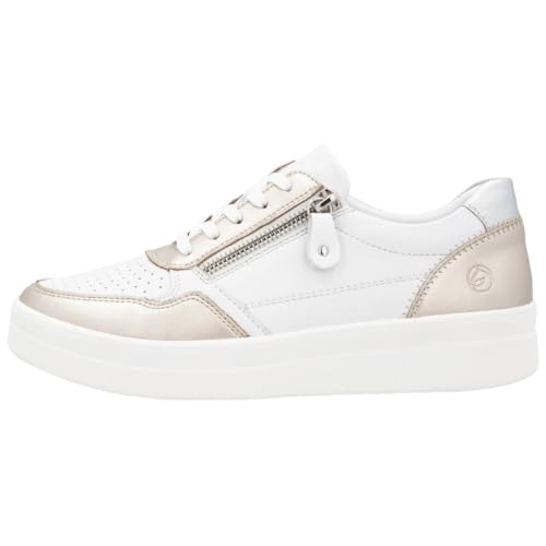 Remonte Damen D0J05 Sneaker Low, Weiss 81, 38 EU von Remonte