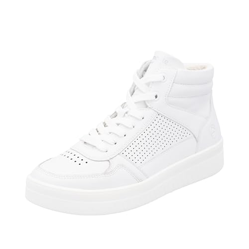 Remonte Damen D0J70 Sneaker High, Weiss, 45 EU von Remonte