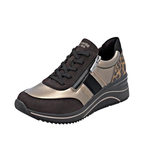 Remonte Damen D0T09 Sneaker Low, Metallic, 40 EU von Remonte