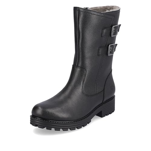 Remonte Damen D0W76 Halblange Stiefel, Schwarz/Schwarz / 01, 36 EU von Remonte