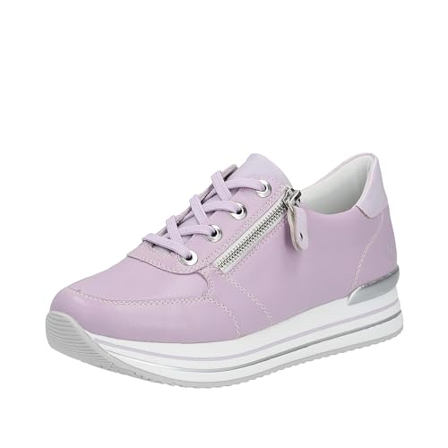 Remonte Damen D1302 Sneaker, Mauve/Flieder/Mauve / 30, 38 EU von Remonte