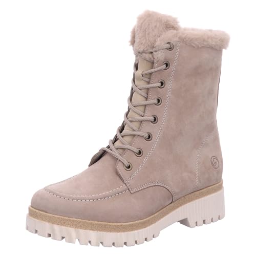 Remonte Damen D1B74 Mode-Stiefel, Crema/Porzellan/Beige / 60, 37 EU von Remonte