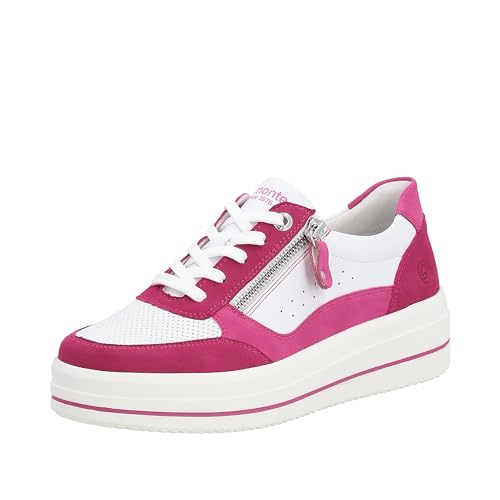 Remonte Damen D1C00 Sneaker, Fuchsia/Weiss/Magenta/Weiss / 81, 36 EU von Remonte