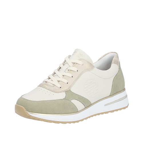 Remonte Damen D1G03 Sneaker, Salbei/Offwhite/Muschel / 81, 36 EU von Remonte