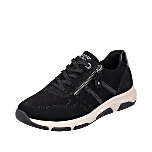 Remonte Damen D1S04 Sneaker Low, Schwarz, 38 EU von Remonte
