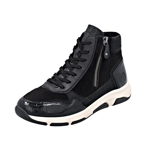 Remonte Damen D1S70 Sneaker High, Schwarz, 42 EU von Remonte