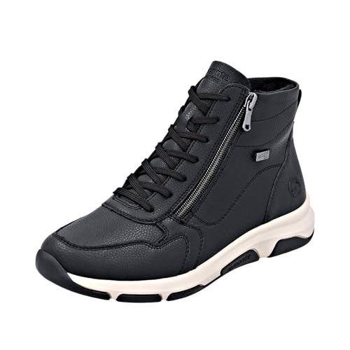 Remonte Damen D1S71 Sneaker High, Schwarz, 38 EU von Remonte