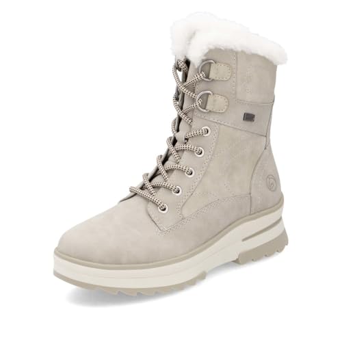 Remonte Damen D2B73 Stiefelette, Beige, 37 EU von Remonte