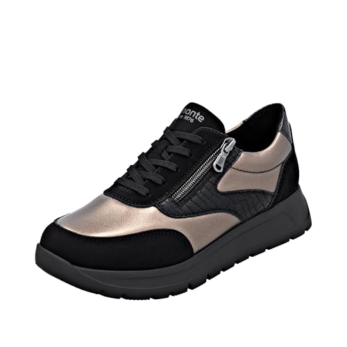 Remonte Damen D2V02 Sneaker Low, Schwarz, 42 EU von Remonte