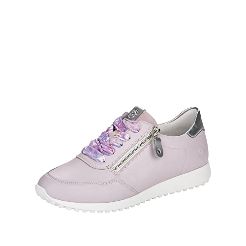 Remonte Damen D3101 Sneaker, Flieder/Silver/Flieder / 30, 38 EU von Remonte