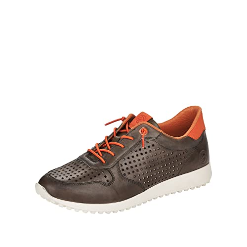 Remonte Damen D3103 Sneaker, Forest/orange / 54, 36 EU von Remonte