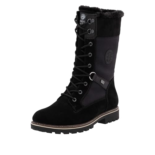 Remonte Damen D8474 Stiefelette, Schwarz, 41 EU von Remonte