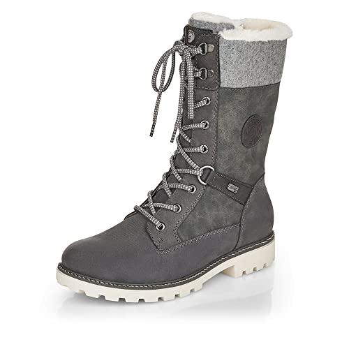 Remonte Damen D8474 Stiefelette, Grau, 37 EU von Remonte