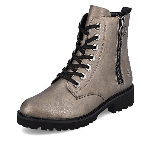 Remonte Damen D8671 Stiefelette, dirtyaltsilber / 91, 36 EU von Remonte