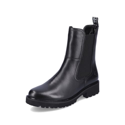 Remonte Damen D8694 Chelsea Boot, schwarz, 37 EU von Remonte