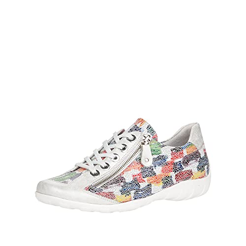 Remonte Damen R3435 Sneaker, Ice/Weiss-Multi / 91,42 EU Weit von Remonte