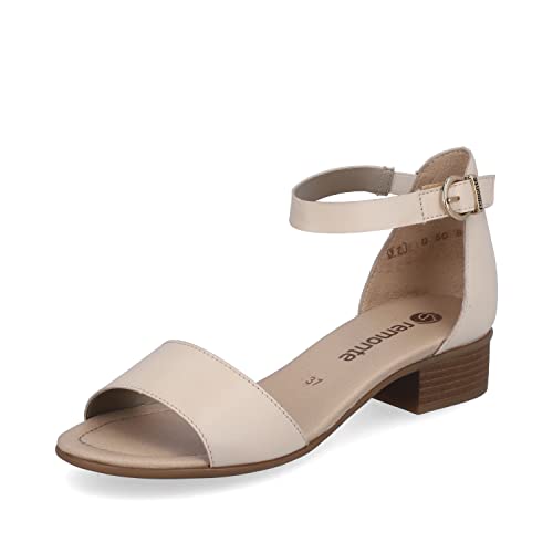 Remonte Damen Klassische Sandalen D0P50, Frauen Sandalen,freizeitschuhe,schuhe,strandschuhe,sandaletten,bequem,sommerschuhe,weiss,38 EU / 5 UK von Remonte