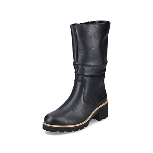 Remonte Damen Klassische Stiefel D0A75, Frauen Stiefel,lose Einlage,boots,winterstiefel,winterschuhe,uebergangsstiefel,schwarz,43 EU / 9 UK von Remonte