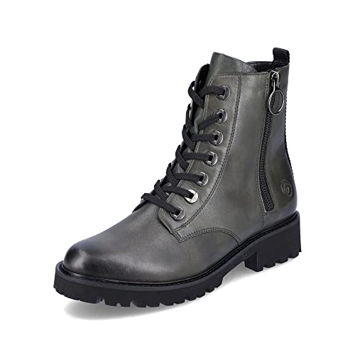 Remonte Damen Schnürstiefeletten D8671, Frauen Stiefeletten,lose Einlage,uebergangsschuhe,uebergangsstiefel,schnürboots,boots,grün,39 EU / 6 UK von Remonte