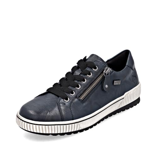 Remonte Damen Low-Top Sneaker D0700, Frauen Halbschuhe,lose Einlage,wasserabweisend,remonteTEX,Freizeit,sportlich,straßenschuhe,blau (15),45 EU von Remonte