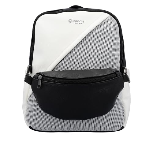 Remonte Damen Q0533 Rucksackhandtasche, Schwarz von Remonte