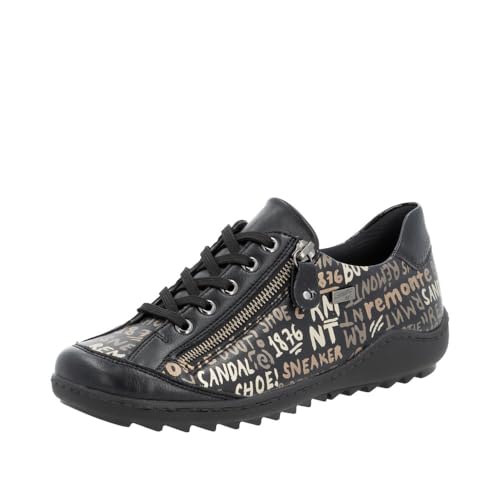 Remonte Damen R1402 Schnürer, Schwarz, 40 EU von Remonte