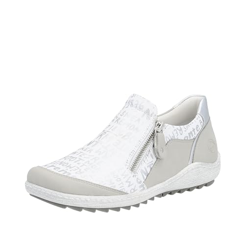 Remonte Damen R1428 Sneaker, Vapor/Weiss/Silver / 80, 36 EU von Remonte